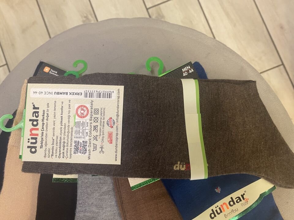 Dündar erkek yazlık bambu soket çorap