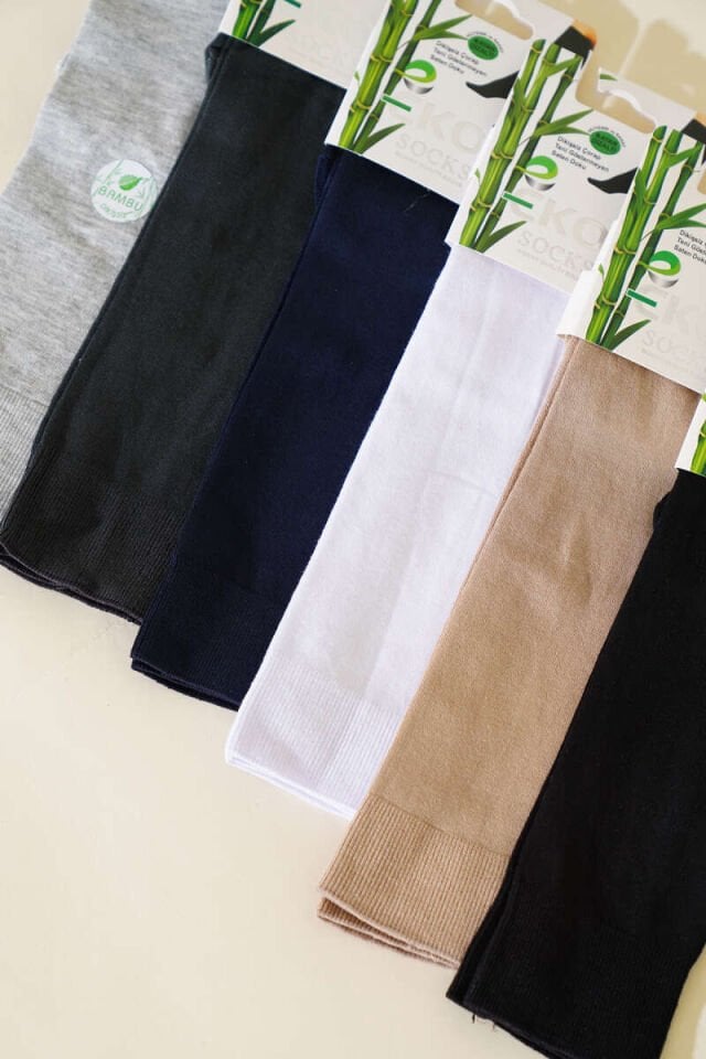 EKOL DİZ ALTI BAMBU KADIN ÇORAP