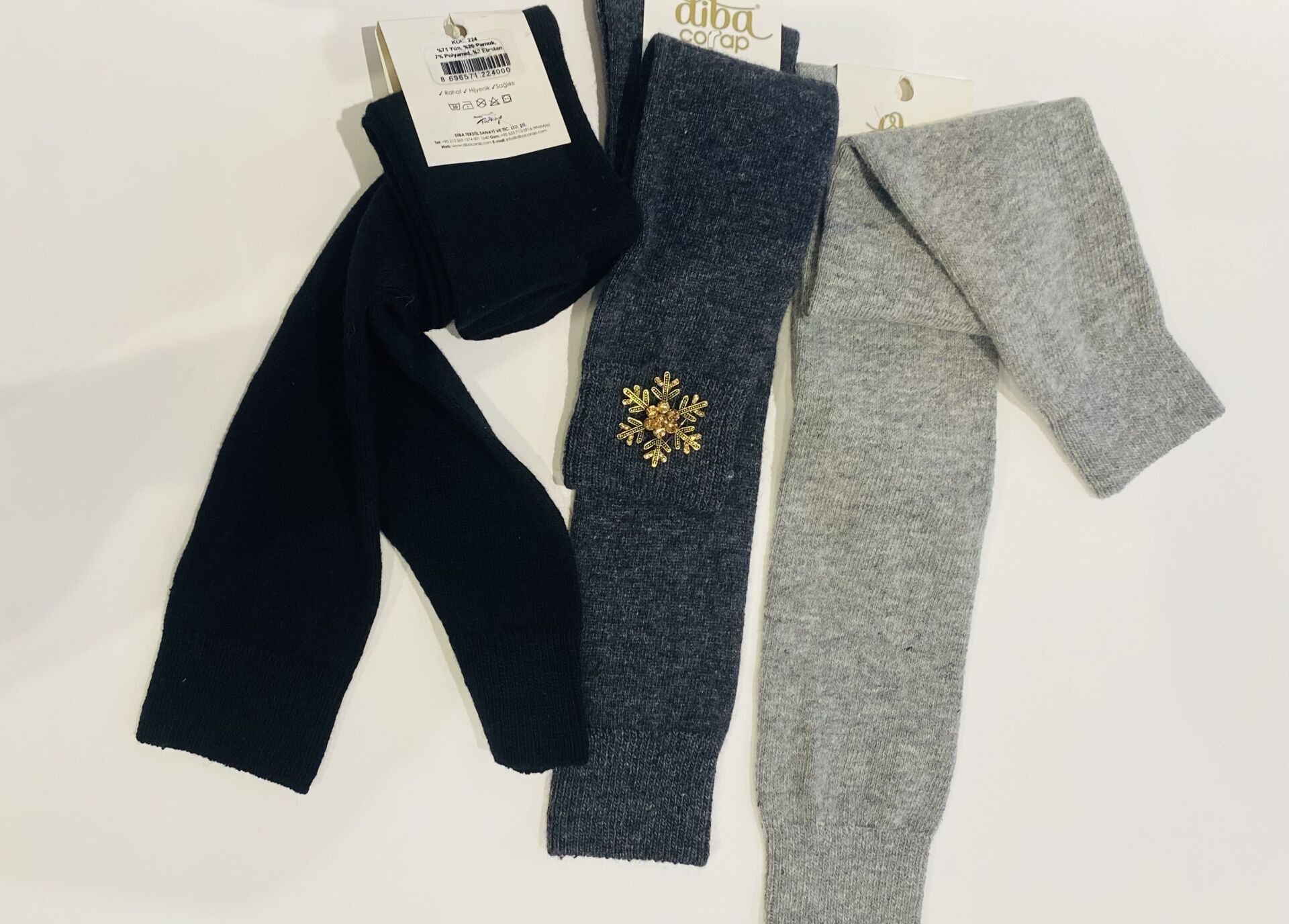 DİBA DİZ ALTI KALIN KADIN ÇORAP