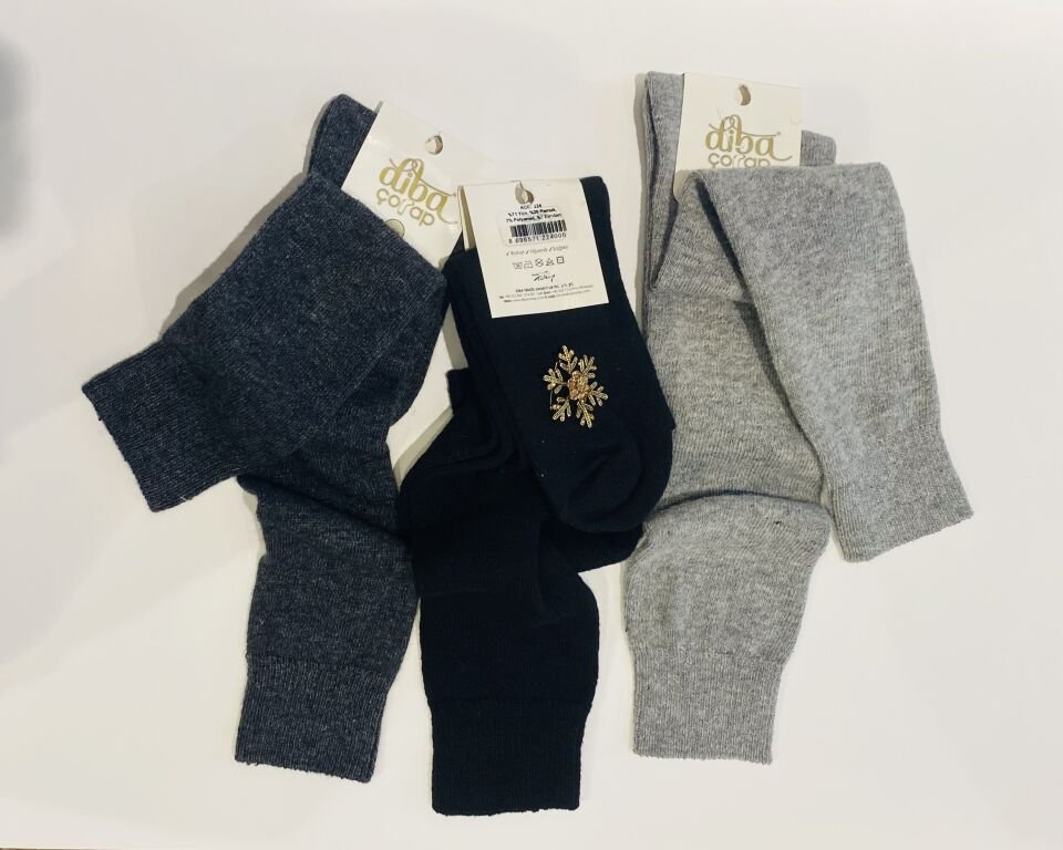 DİBA DİZ ALTI KALIN KADIN ÇORAP