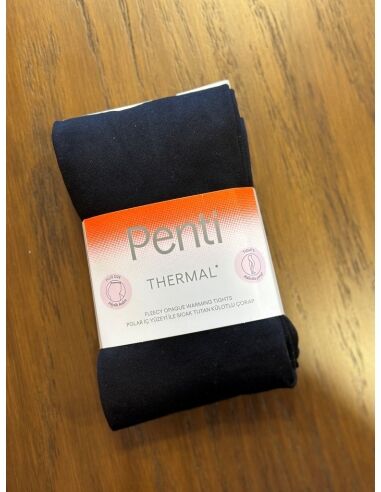 PENTİ THERMAL KÜLOTLU KADIN ÇORABI SİYAH - 5XL-6XL