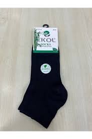 EKOL SOCKS BAMBU PATİK ERKEK ÇORAP SİYAH - STANDART